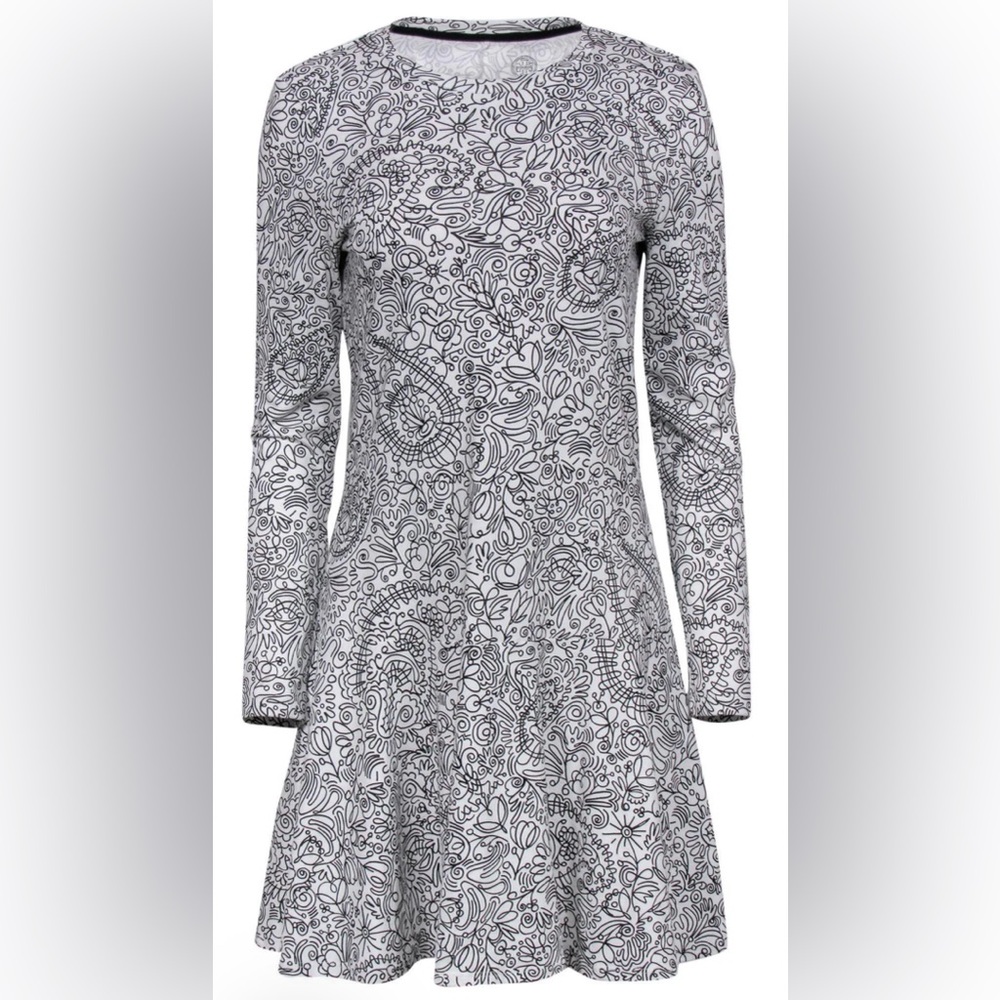 Tory Burch Doodle Print Dress NWOT